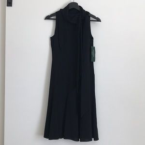 Lauren Ralph Lauren Black Cocktail Dress NWT